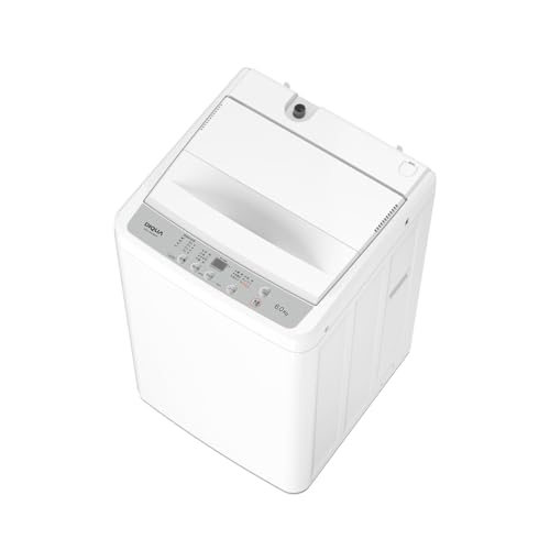 【Amazon.co.jp限定】 DIQUA 6.0kg全自動洗濯機 ホワイト DW₋AM601 コンパクトボディ 使いやすい一人暮らしから三人用